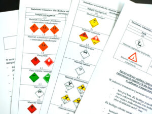 classification of adr hazards international transport truck cargo visline